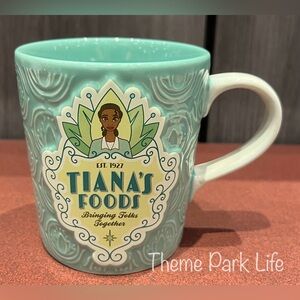 Disney Parks Princess Tiana Foods Bayou Adventure Ceramic Coffee Mug NEW